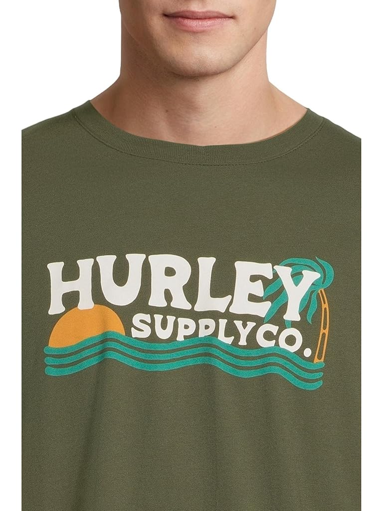 Green Hurley Wet Sand Short Sleeve