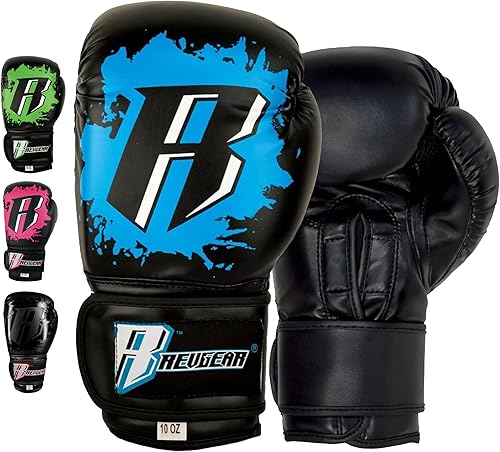 Miniatura 1 de Revgear Guante de boxeo de la serie Combat para niños, diseñado para adaptarse a las manos de los niños, perfecto para MMA, artes marciales, Krav