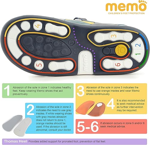 Miniatura 3 de Memo Polo Tobillo Apoyo para Niños Correctivo Ortopédico Zapatilla