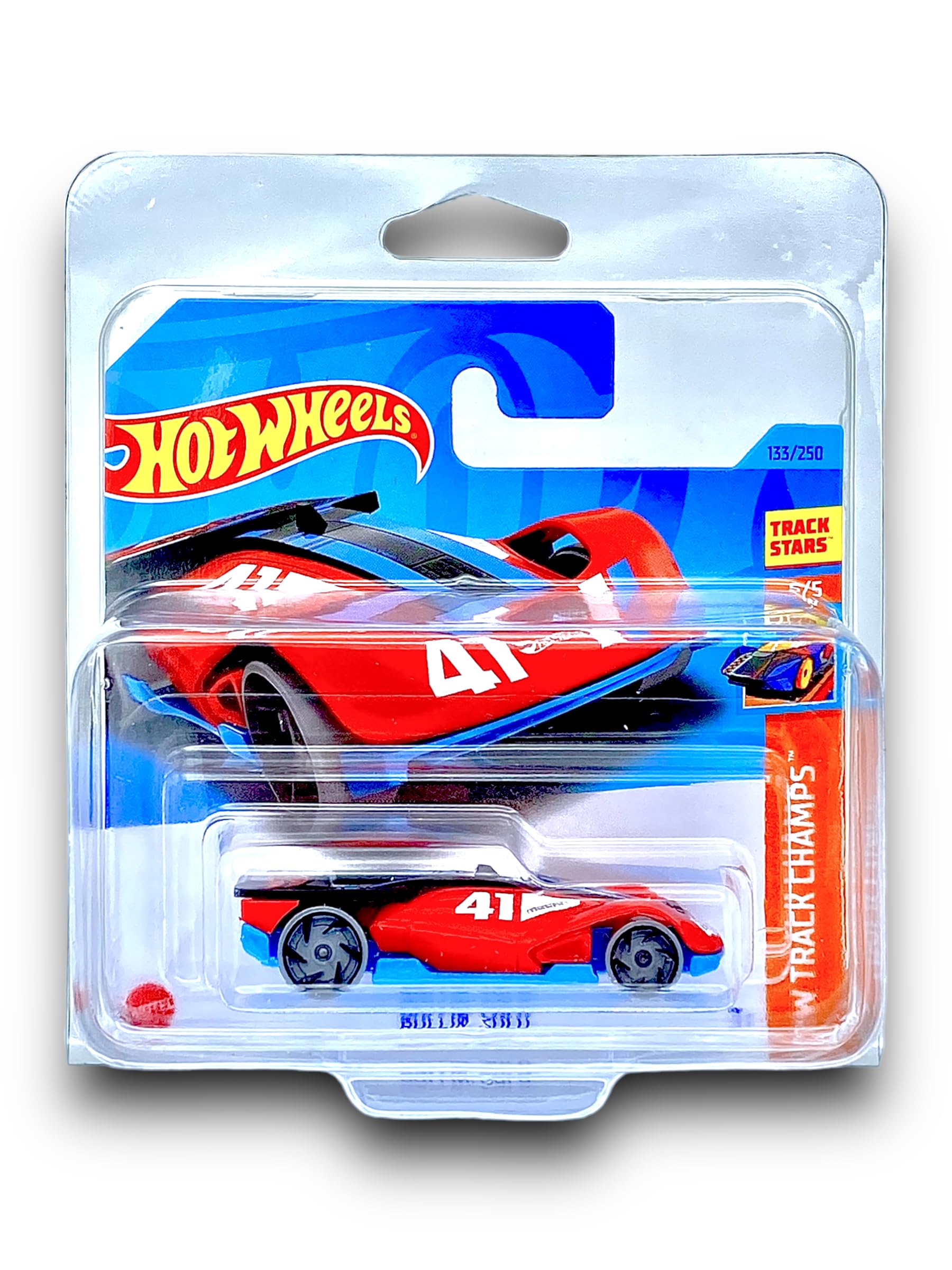 Hot Wheels Rollin' Solo (Red, Black & Blue) 5/5 HW Tra - 2023-133/250 (Short Card) - COMES IN A KLAS CAR KEEPER PROTECTIVE COLLECTORS CASE - HKK41