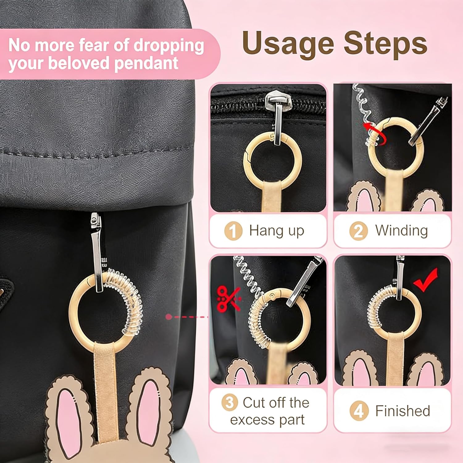 5-Set Elegant Clothes Bundle for Doll, Includes 5 Mini Hangs, Large Clear Display Bag with Strap Keychain, 5 Hangers and Rack, Bag, Glasses, Necklace, Shoes Accessories for Dressing up(No Doll)