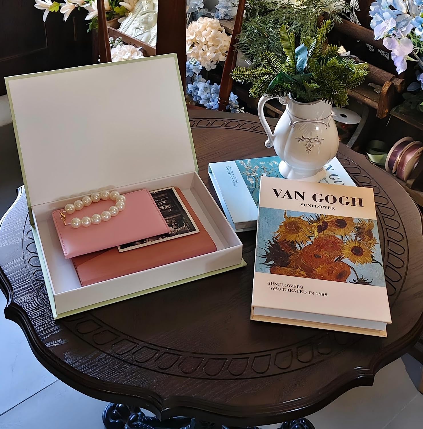 LUNETH Decorative Books for Home Decor - Set of 3 Faux Books for Coffee Table Decor, Fake Book for Decoration, Aesthetic Faux Book Storage Box for Decor, Decor Accent for Living Room Bookshelf