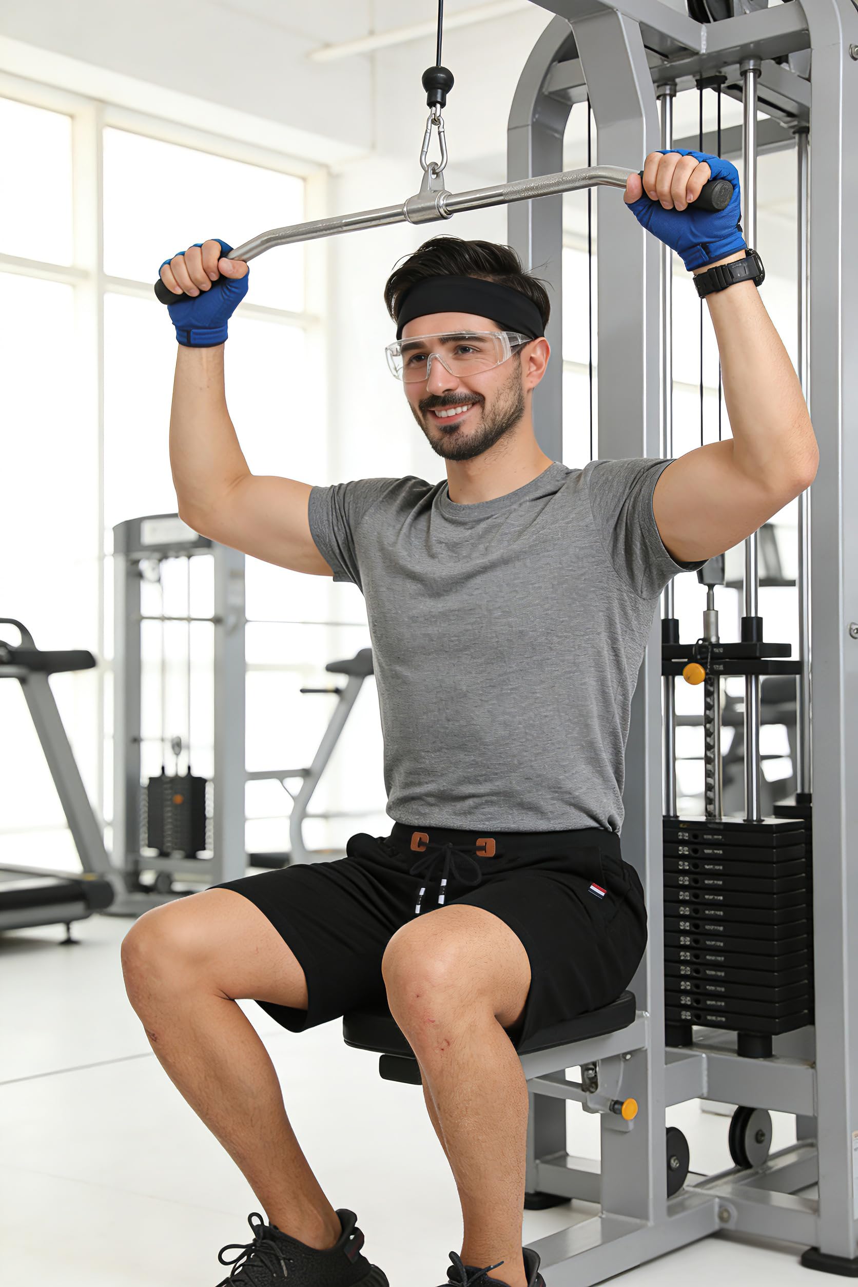 ZOXOZ Pantalones Cortos Hombre Deporte Running Shorts Algodon con Cremallera Bolsillos
