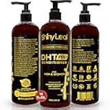 Shiny Leaf Hair Loss Conditioner for Women & Men - DHT Blocker Included, Paraben & Sulfate Free Biotin Conditioner, Thickening Formula for Thinning Hair, Safe for All Hair Types - USA Made, 16oz