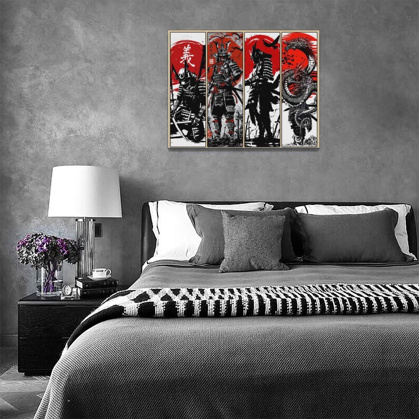 Lienzo Decorativo JWJQTLD - Arte Japonés Kimono Para Pared