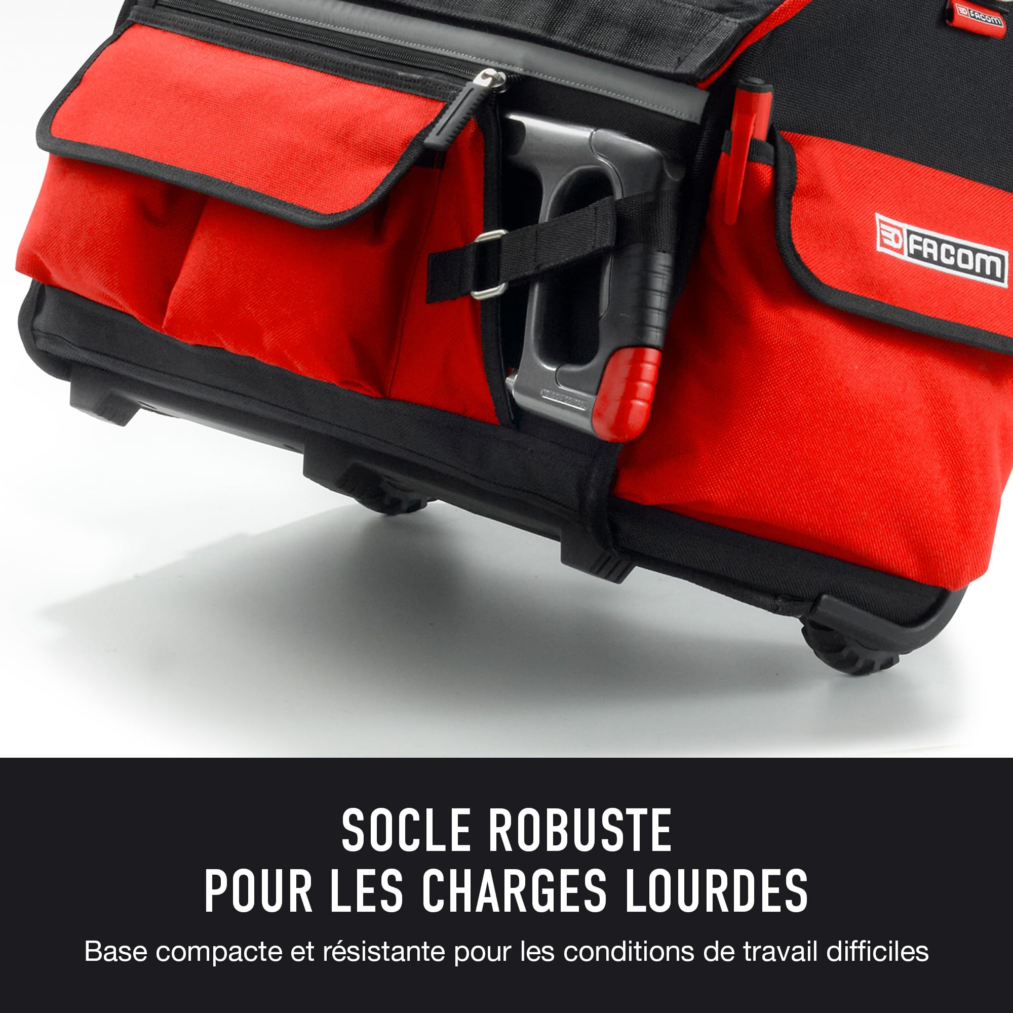 FACOM - Boîte à outils textile à roulettes, Sac ProBag, 550mm x 360mm x 440mm, BS.R20PB