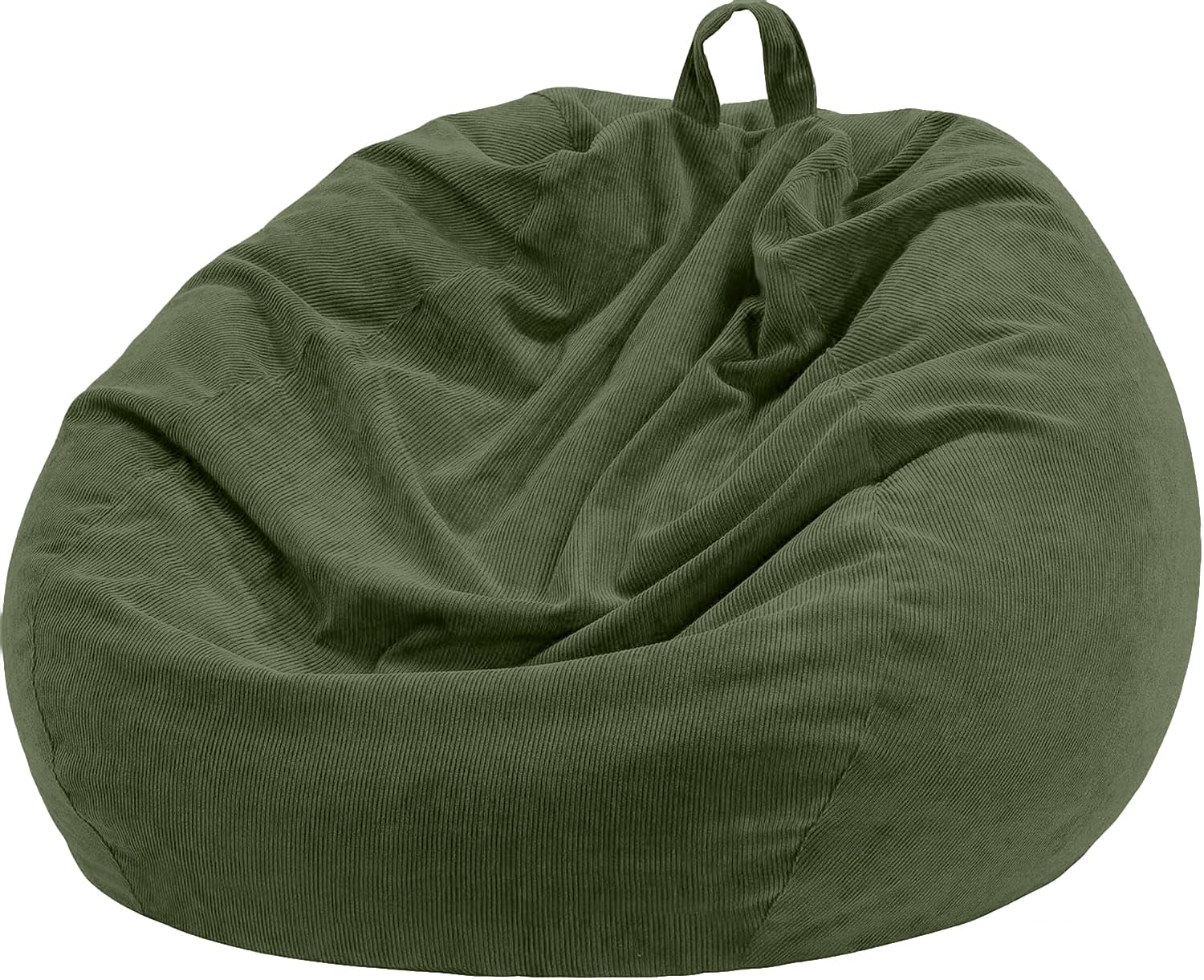 Nobildonna 3 ft Bean Bag Chair Cover (No Filler) for Adults and Kids 300L Extra Large Stuffed Animal Storage Bean Bag Washable Soft Premium Corduroy Stuffable Bean Bag Cover