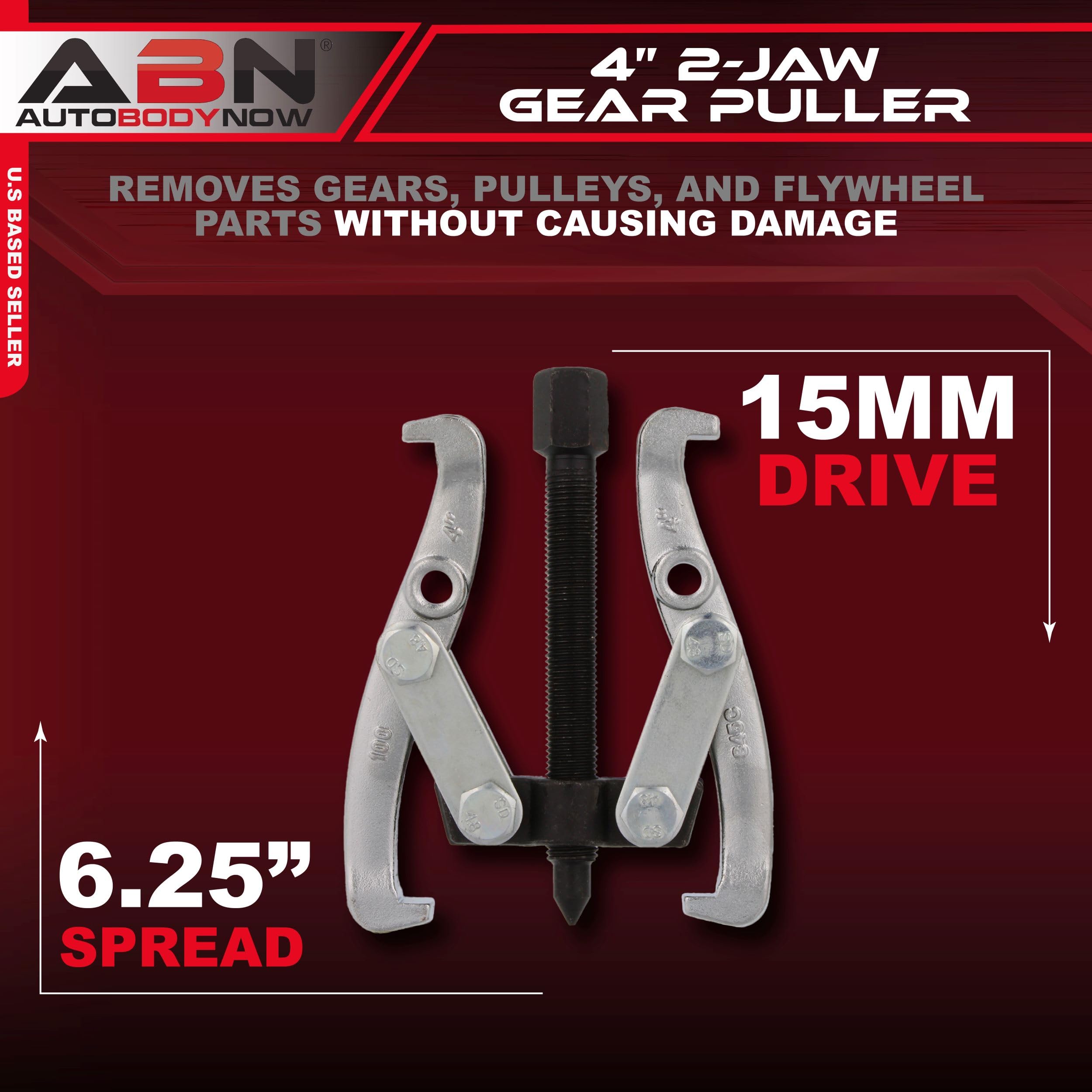 ABN 2-jaw Gear Puller herramienta para extracción de – Marchas, Polea, y volante
