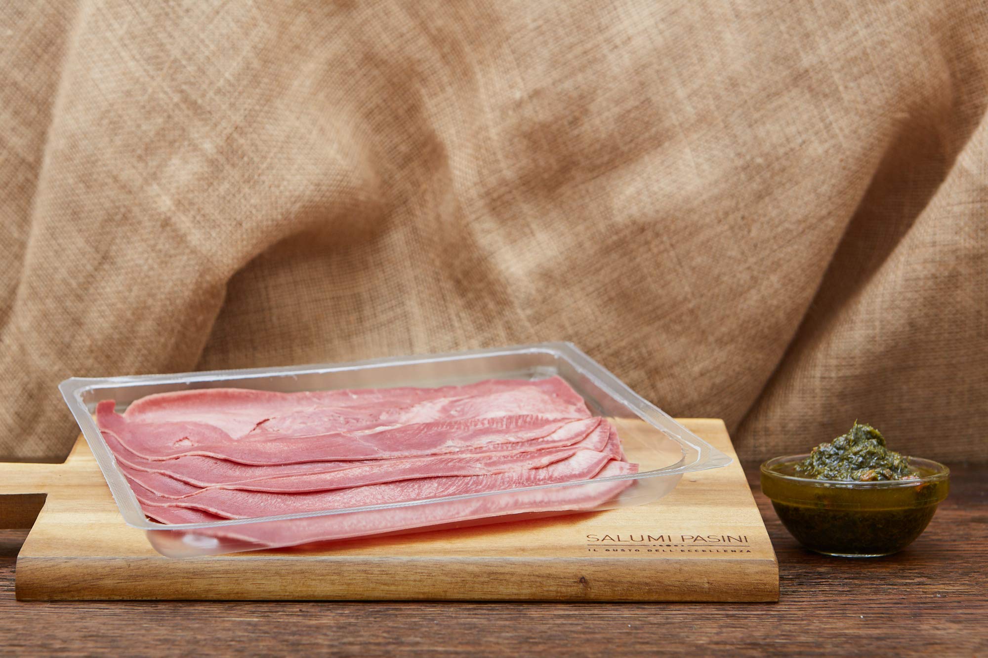 Lengua de ternera cocida Salumi Pasini® | Producto típico del norte de Italia | carne al vapor | 2,5kg