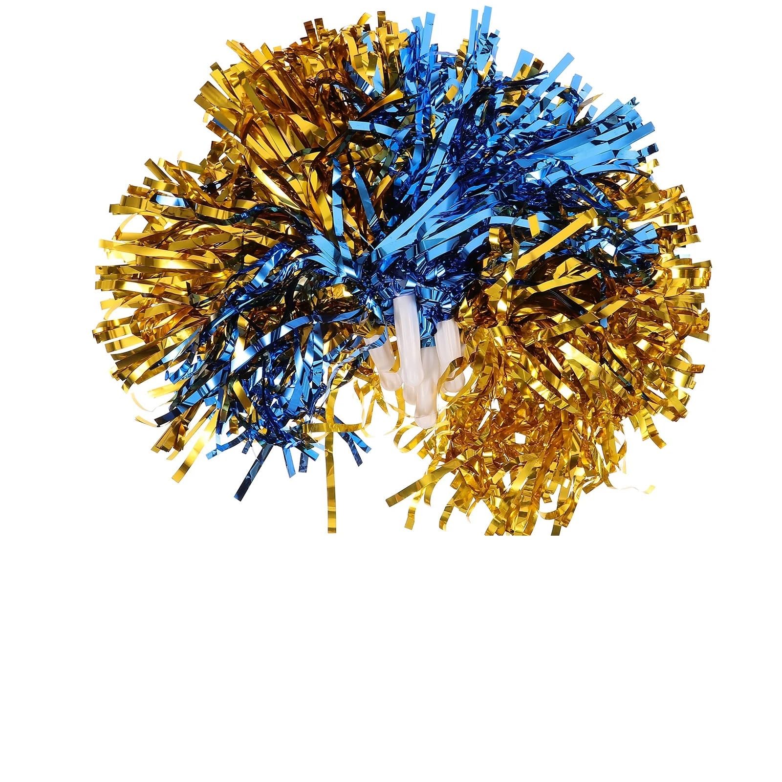 Pompom 12pcs Cheerleading Poms Pom for Sports Events Dance Party Decorations Cheering Squad for Cheerleaders