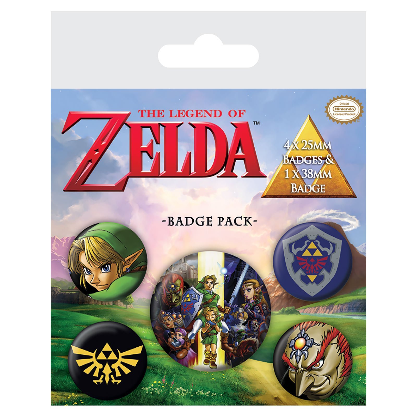 Badgepack 5 Pezzi The Legend Of Zelda