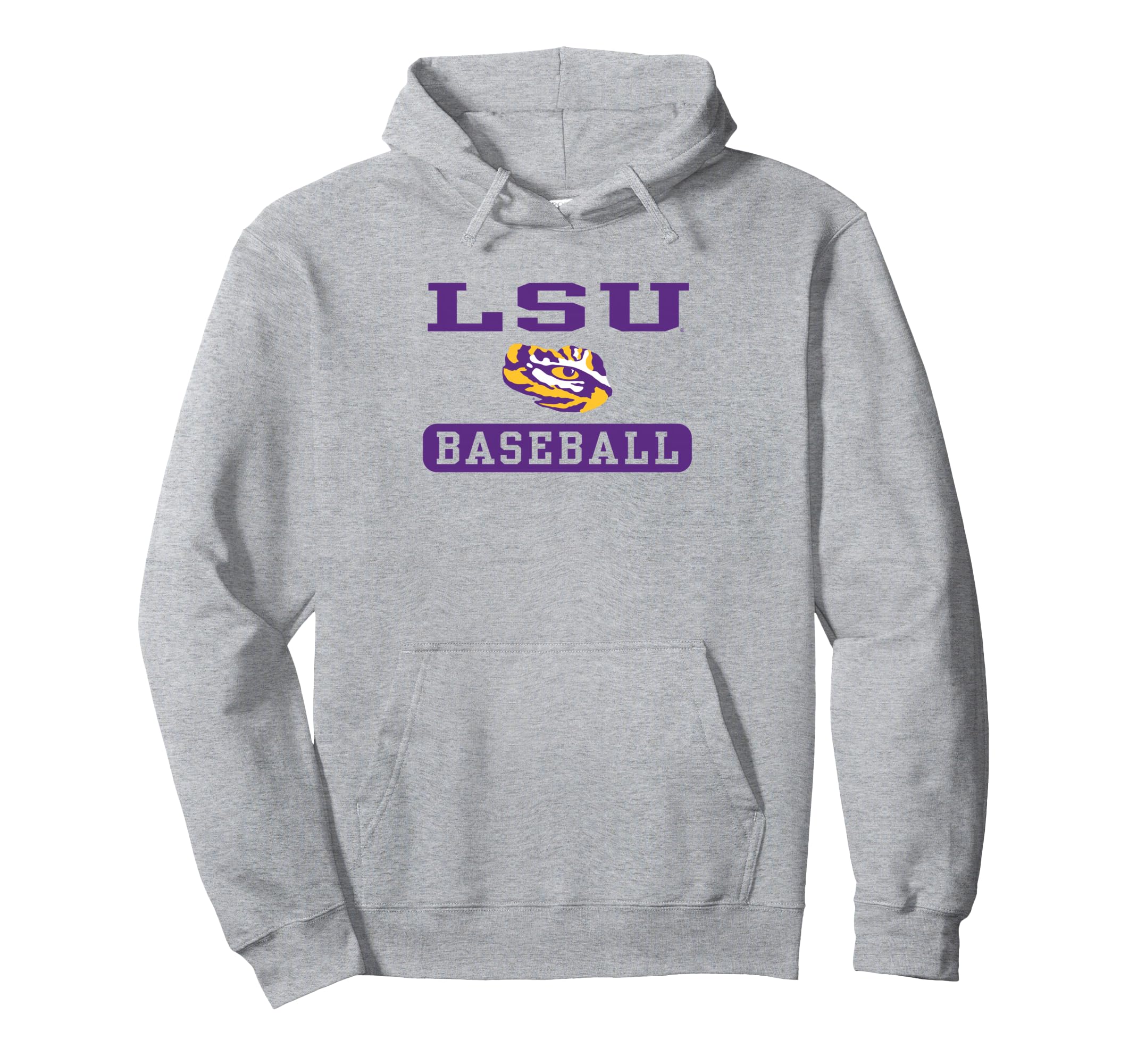 LSU Tigers Baseball Logo Officially Licensed Pullover Hoodie