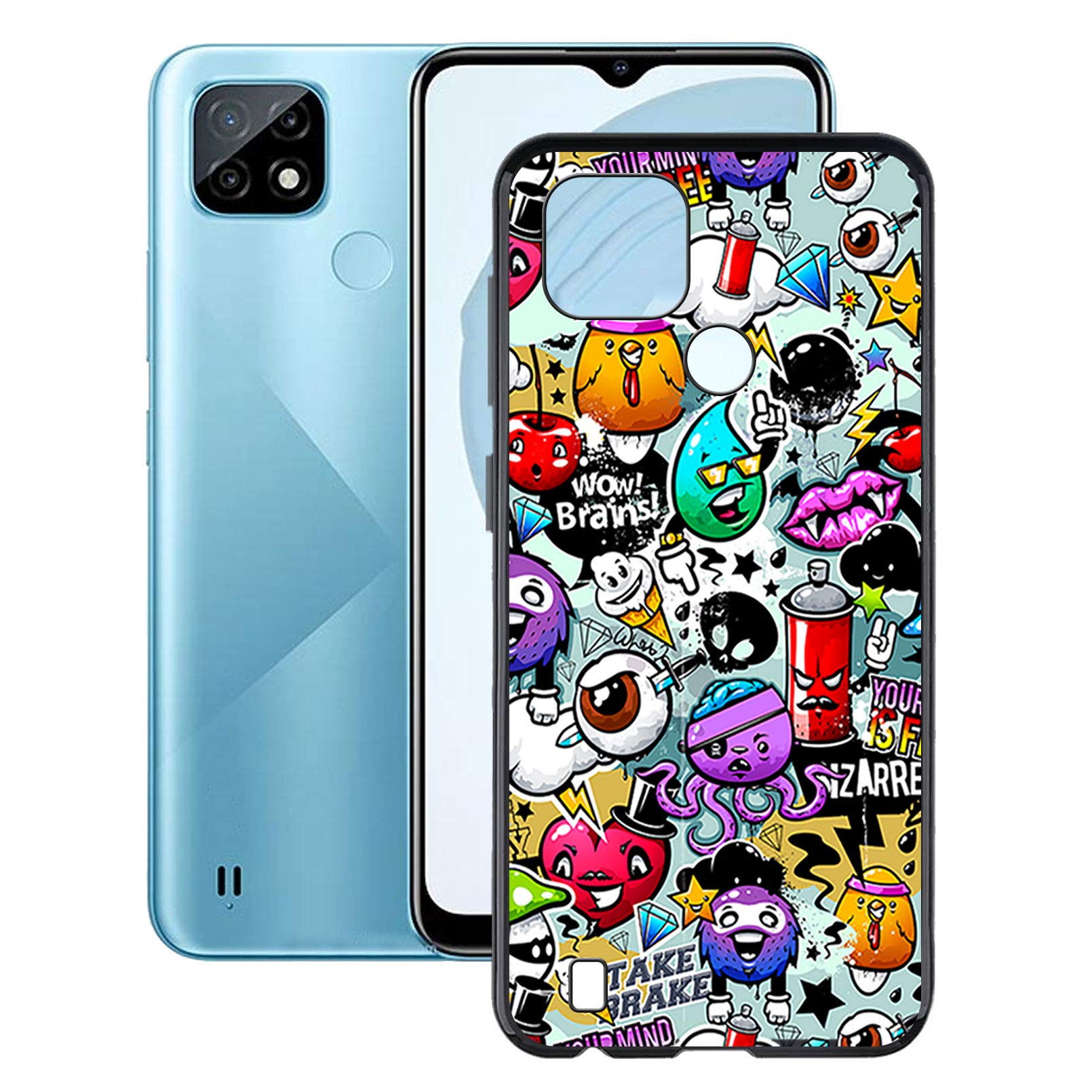 Custodia per Realme C11 (2021) Protettiva Silicone Protezione