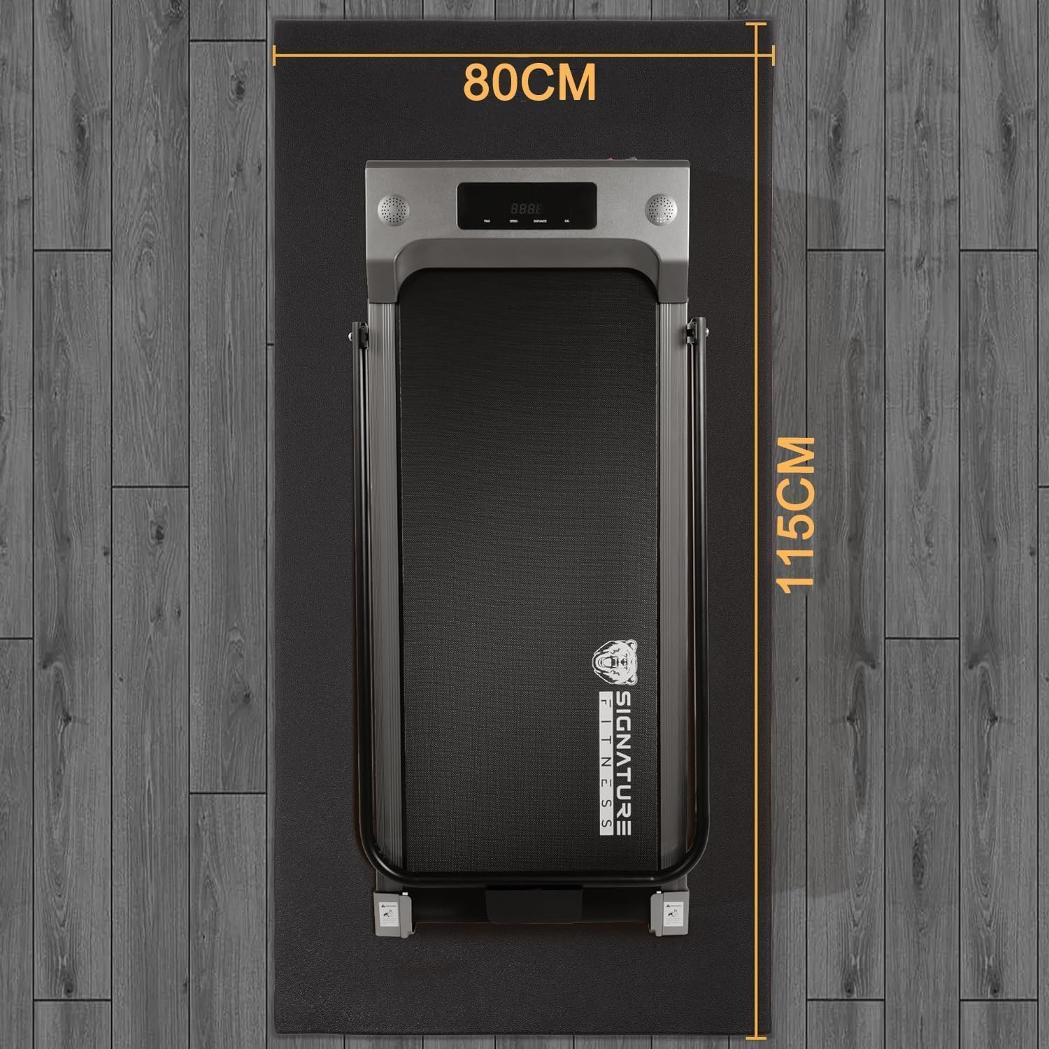 PROIRON Tapis Home Trainer Protection des Sols Tapis de Sport Fitness a la Maison pour Machines d'entraînements physiques pour vélos d’Appartements, Rameurs