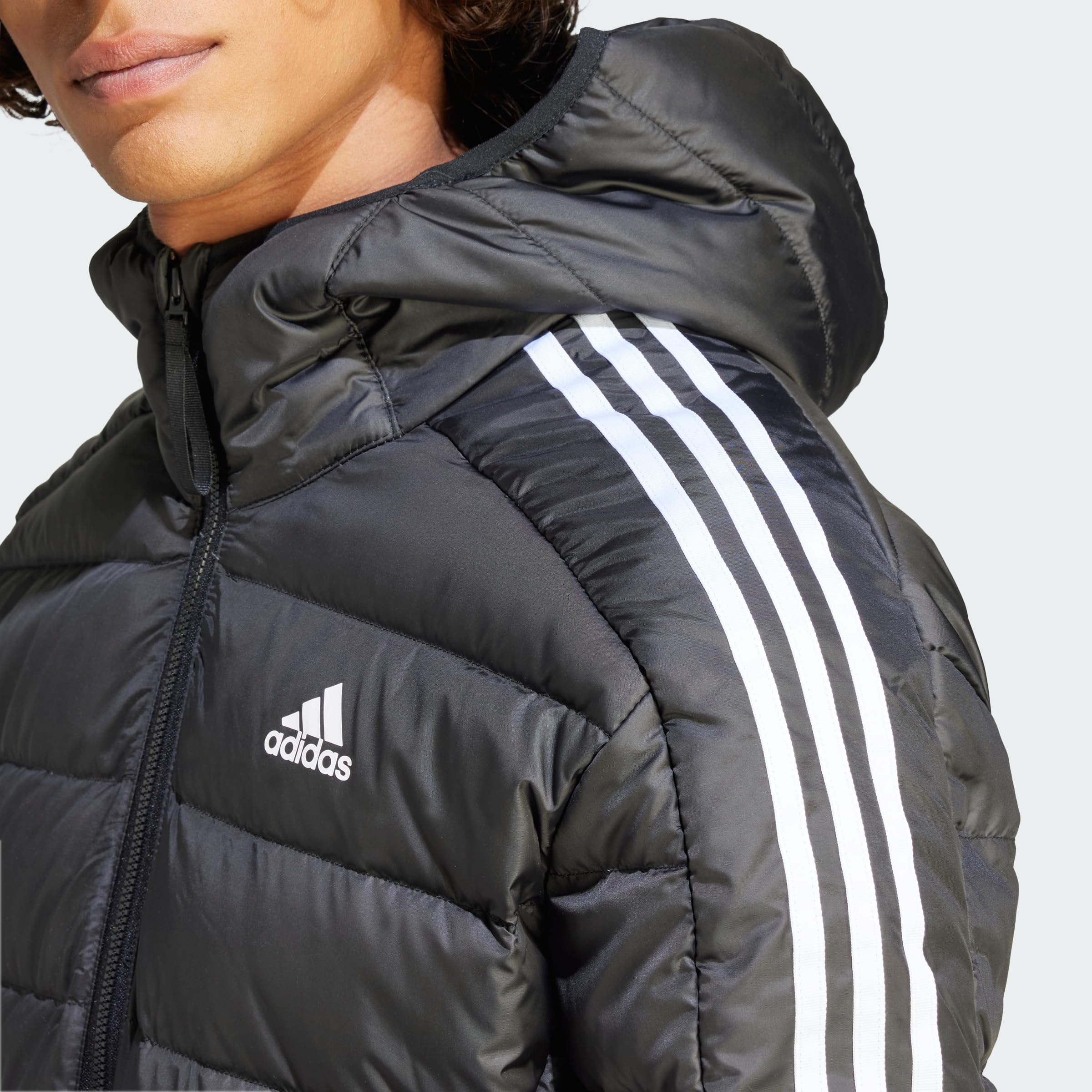 adidas Essentials 3-stripes Light Down Hooded Parka Chaqueta de plumón Hombre