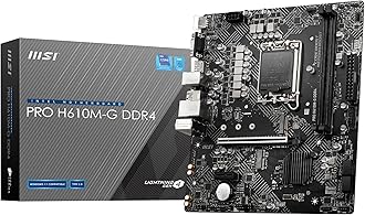 MSI PRO H610M-G Motherboard (LGA1700 /2xDDR4/HDMI/VGA/DP/M.2/USB 3.2)