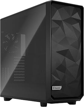 Fractal Design Meshify 2 XL Black TG Full Tower PC Case with Polygonal Mesh Design Tempered Glass Model FD-C-MES2X-02 CS7787
