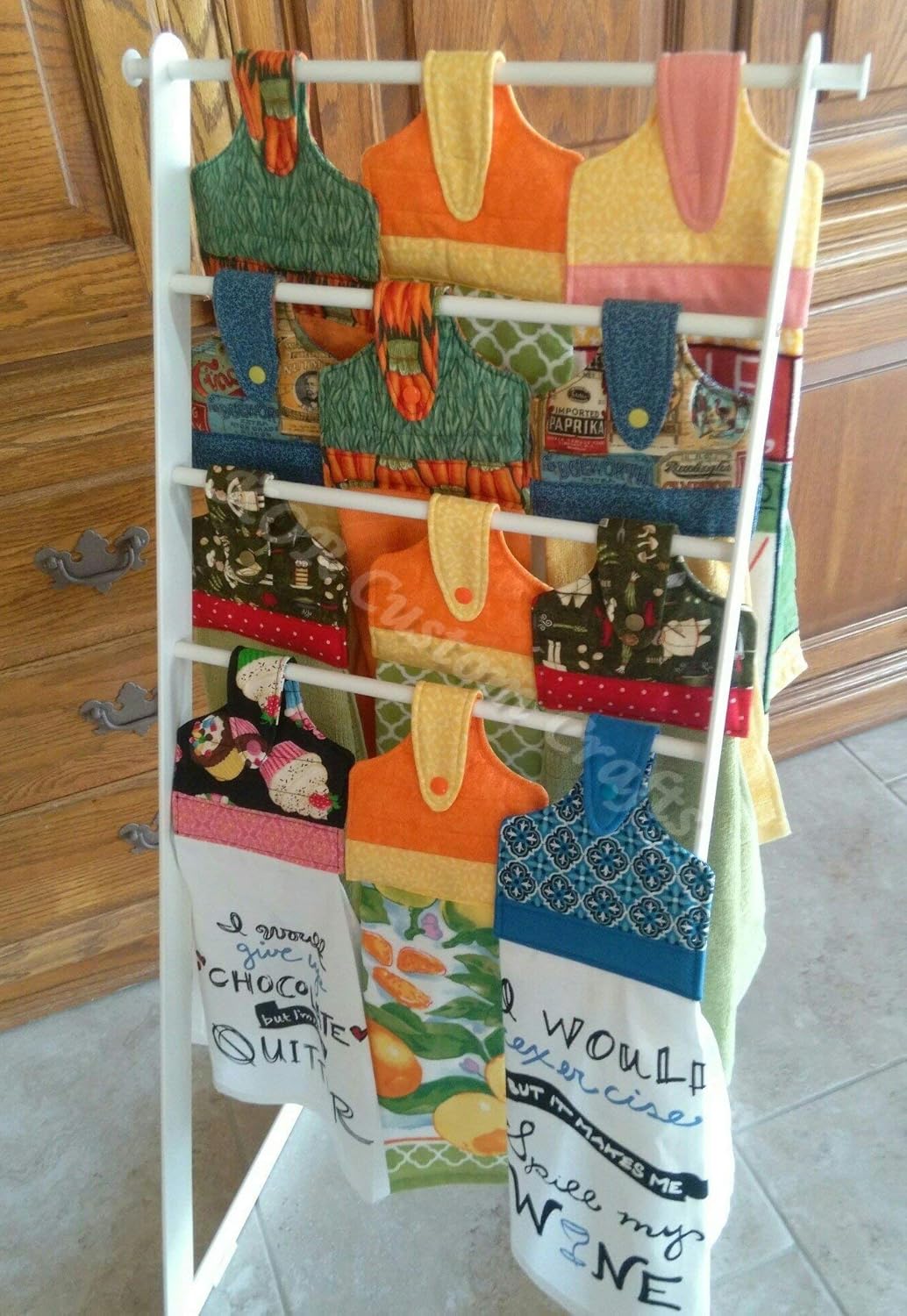 Kitchen towel with topper Handmade Products