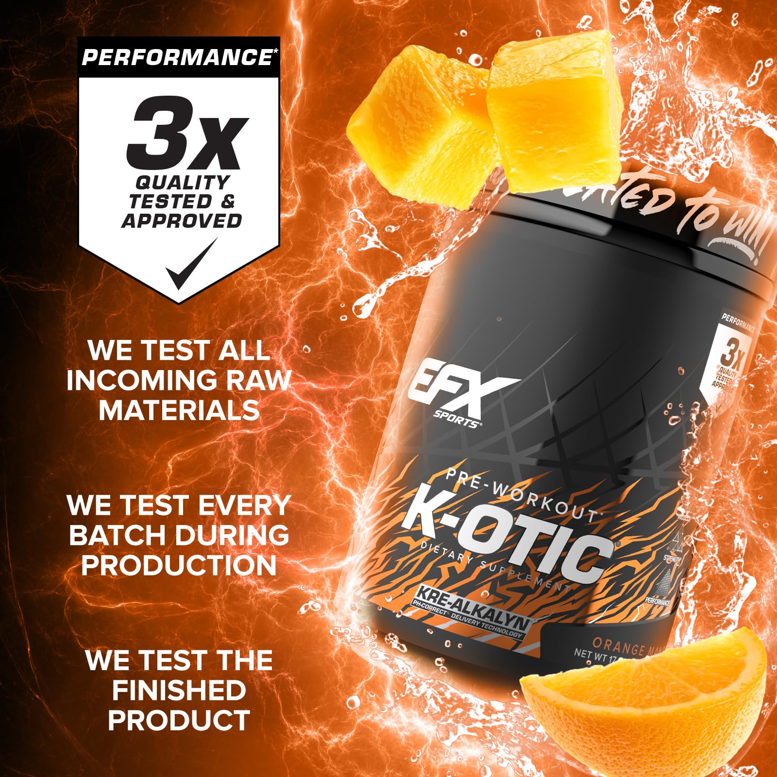 Amazon.com: EFX Sports K-OTIC Pre Workout | with Kre-Alkalyn
