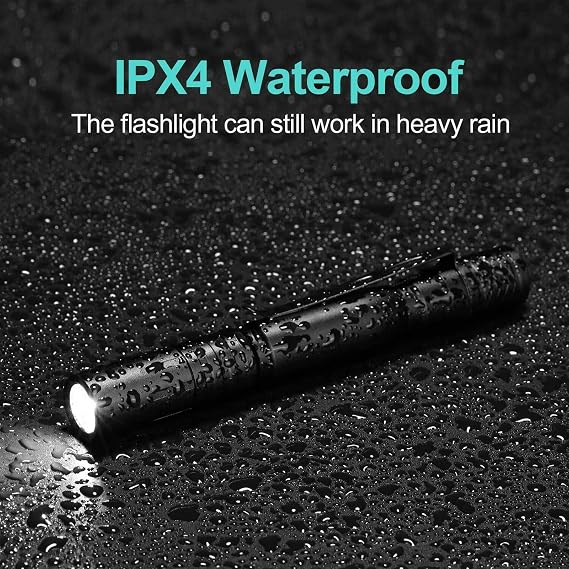 Pocketman LED Penlight Flashlight Small Flashlight Pocket-Size Pen Torch with Clip for Lighting