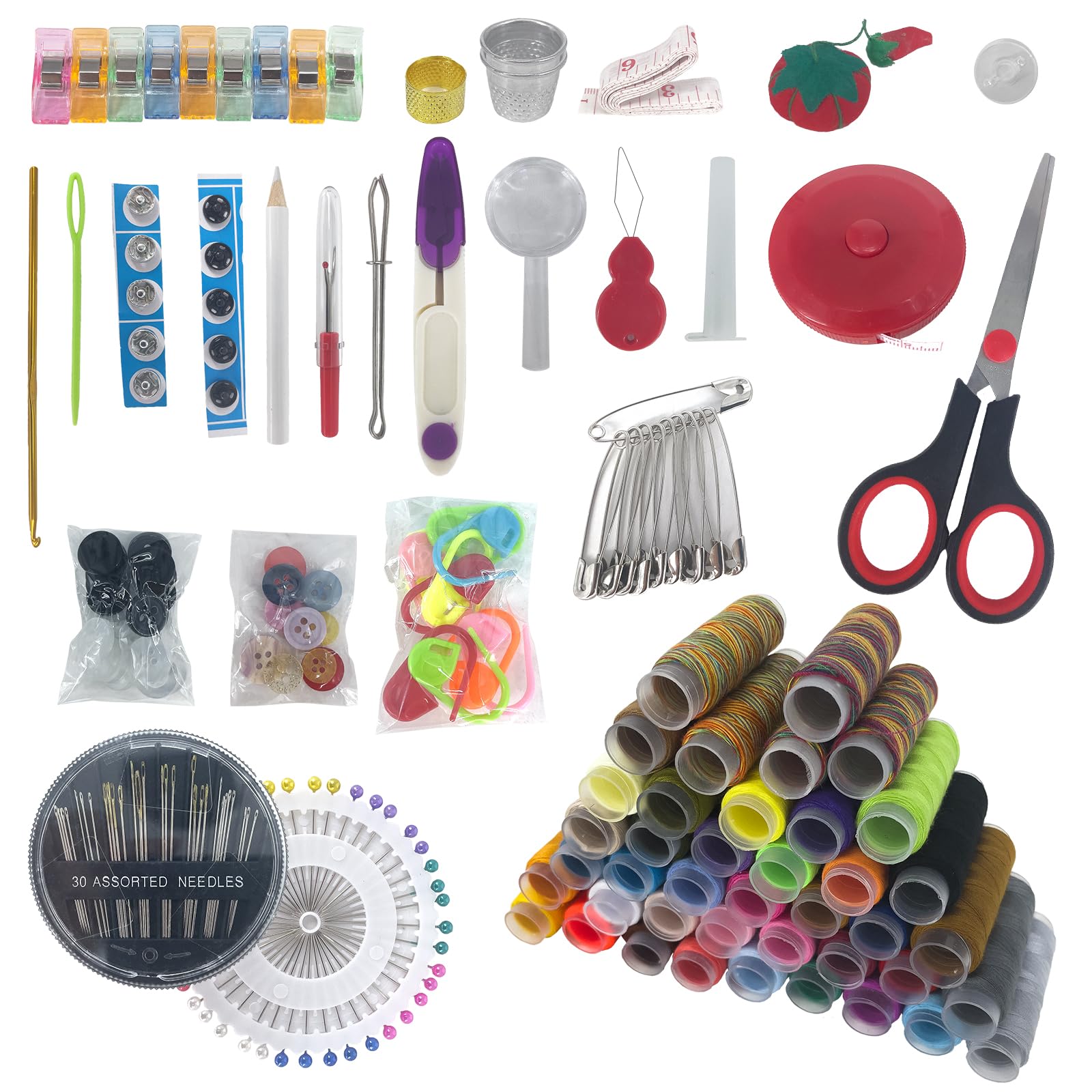 Professional Sewing Kit 229PCS Sewing Supplies Accessories Supplies for Beginner SewingTravel Home Easy to carry Sewing Kit 229PCS
