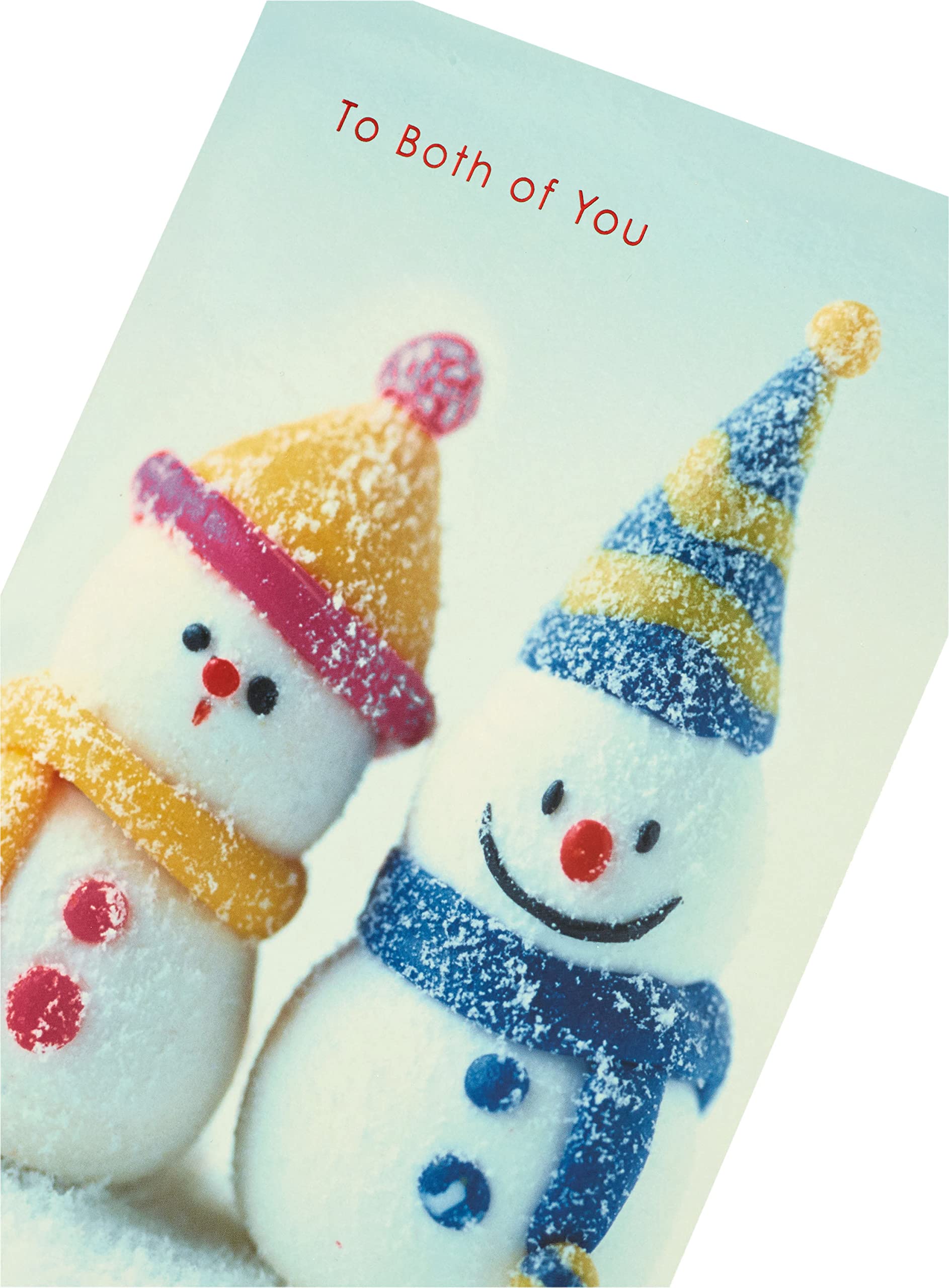Uk Greetings Christmas Card For Both Of You Snow Couple | Desertcart