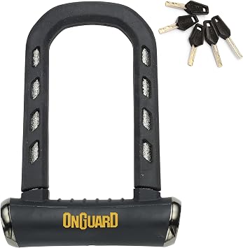 ONGUARD 8590 RockSolid Bicycle Lock, Black, Standard