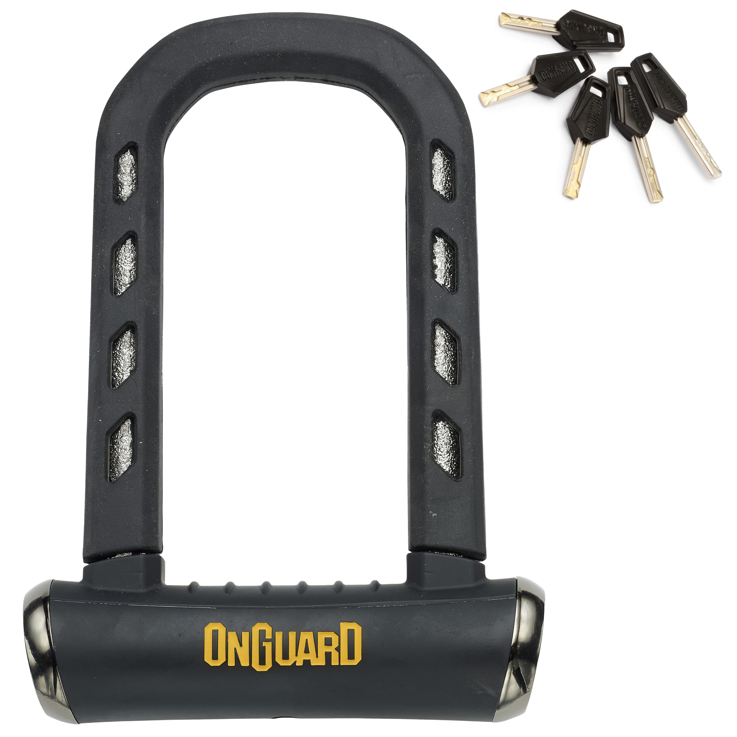 ONGUARD 8590 RockSolid Bicycle Lock, Black, Standard