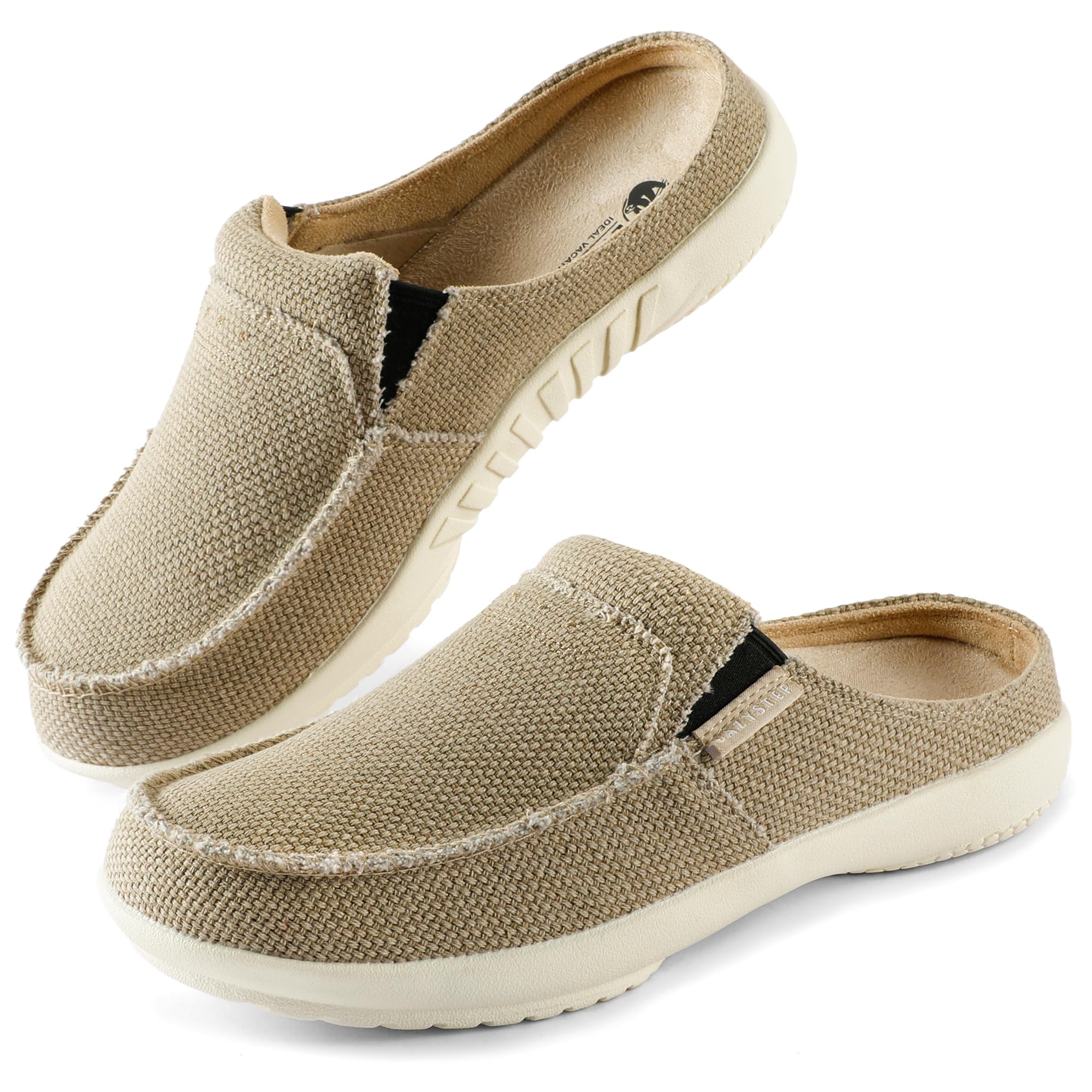 LazyStep Men's Slippers with Arch Support Trevor Orthopedic House Shoes