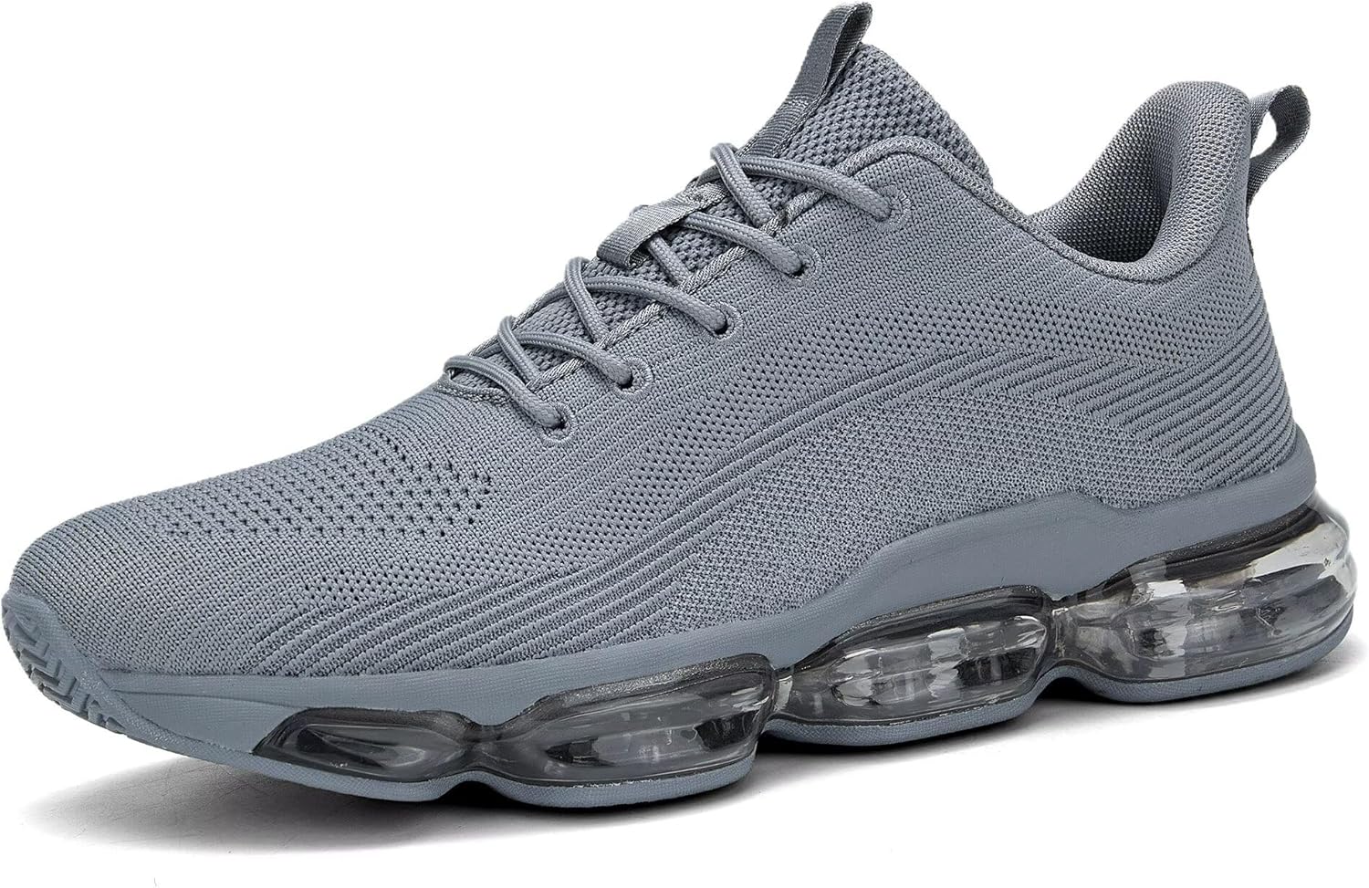 Mens Running Shoes Air Low Top Comfort Walking Lace Up Sneakers Breathable Fashion Tennis Sport Gym Fitness Cross Trainers