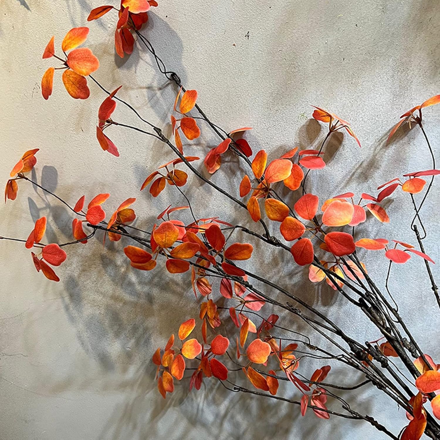 3Pcs 45.3in Artificial Greenery Stems,Artificial Plants Branches Green Leaves Stems,Greenery Faux Branches for Vase Filler for Wedding Party Home Office Indoor Outdoor Decor (3pcs 45.3in)