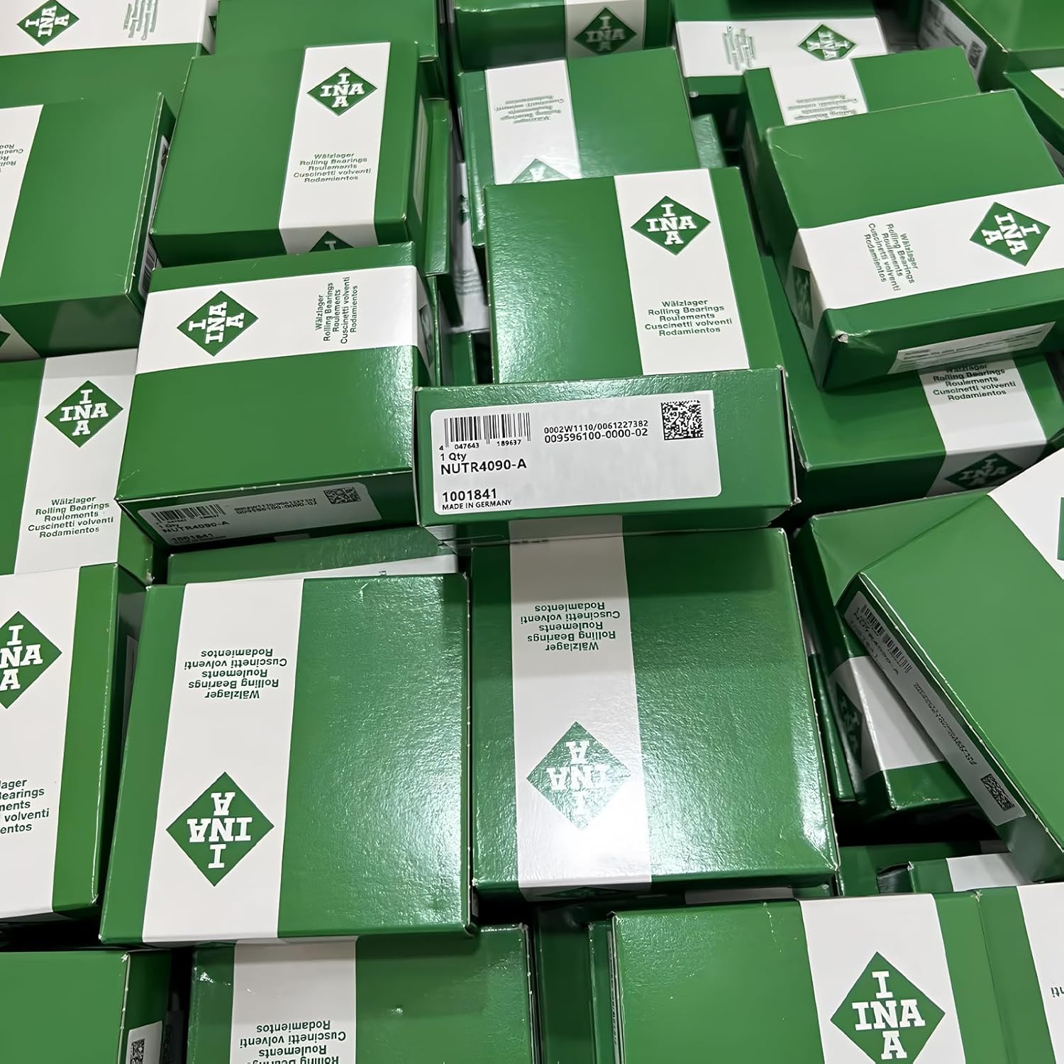 NUTR4090-A INA Yoke Type Track Rollers Bearing Full complement Cylindrical Roller Set with axial Guidance Labyrinth Seals on Both Sides