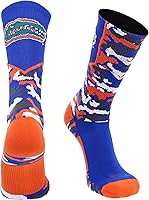 Vista 6 de TCK NCAA Woodland Camo Crew Socks – Officially Licensed Collegiate Fan Gear – Durable Cushioned Moisture Wicking Socks