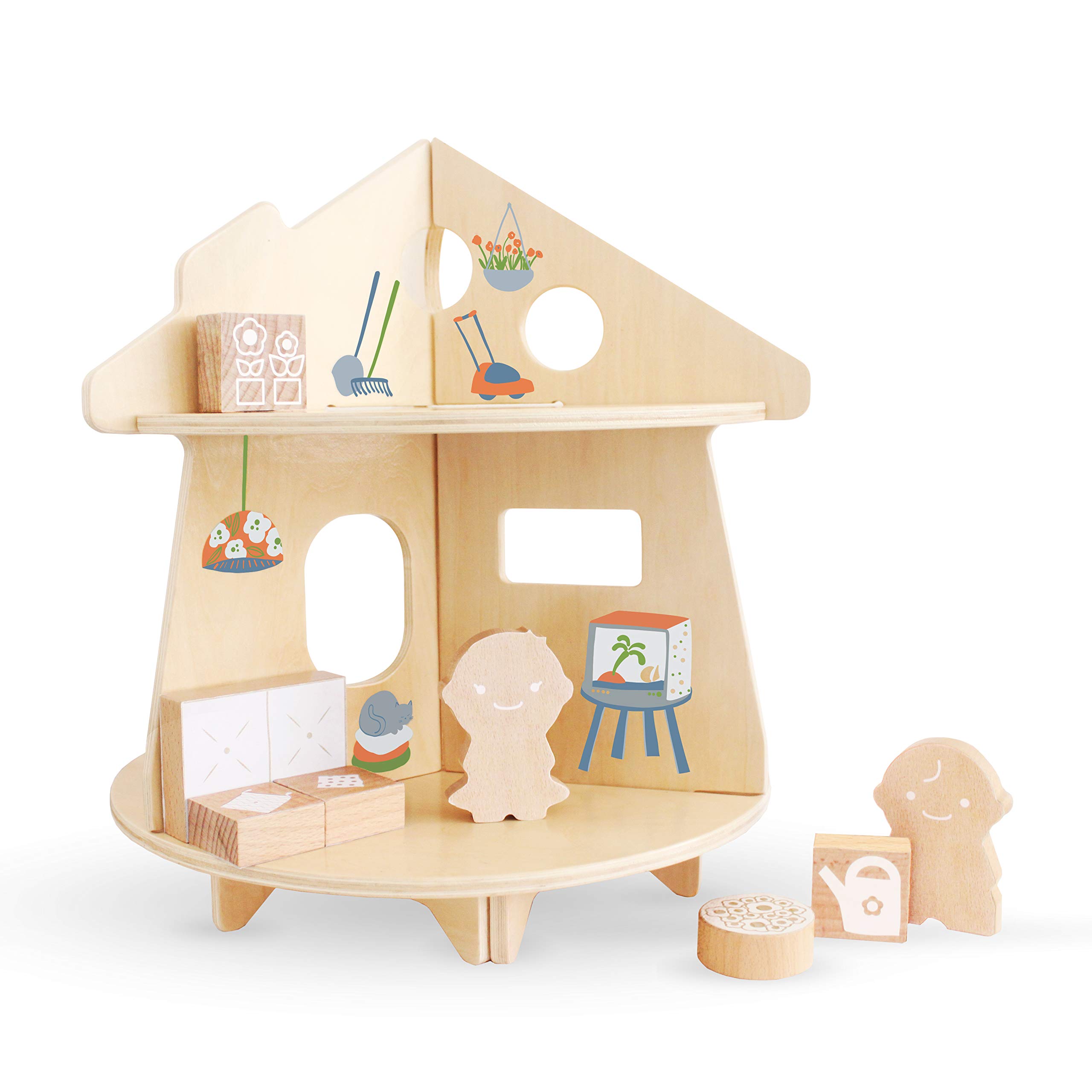 OribelPortaplay House of Fun Wooden Dolls House
