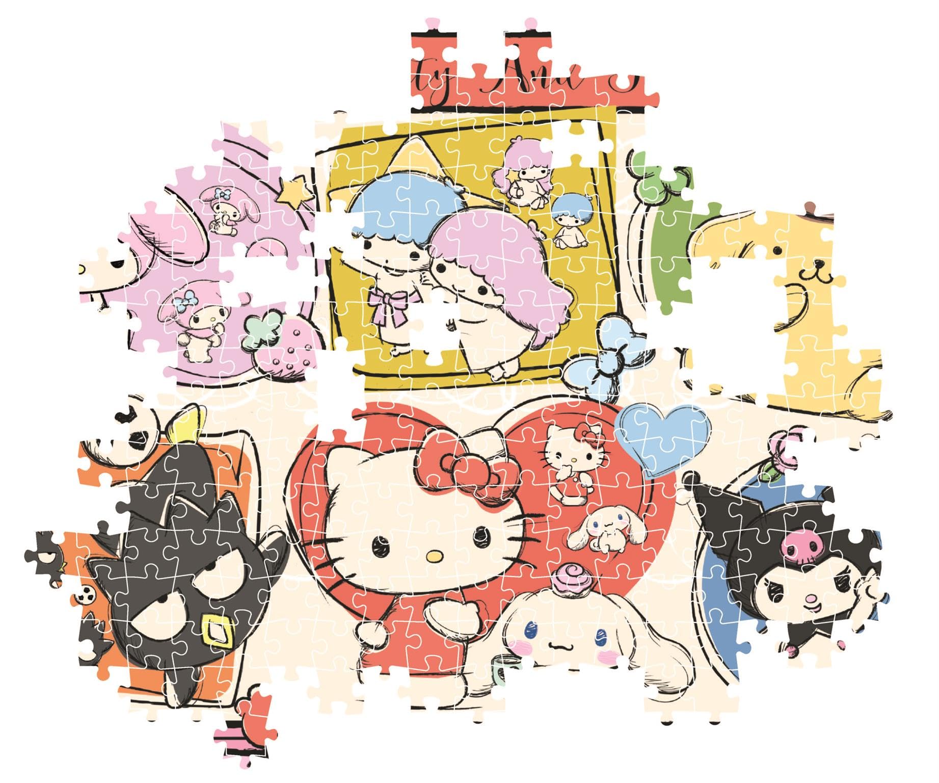 Amazon | Clementoni ハローキティ パズル 14歳から1000ピース ボード