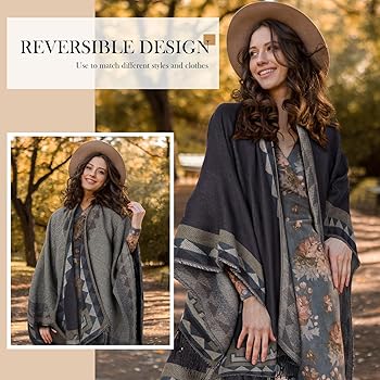 Sciarpa Scialle In Lana Donna - 160x135cm, Calda E Versatile, Per Inverno E Regali - Foto 2