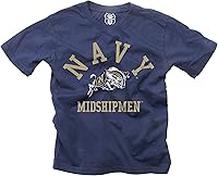 Vista 15 de Wes and Willy Camiseta de algodón orgánico de manga corta para niños de la NCAA