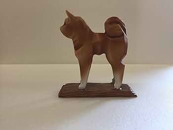 木彫りの犬 希少☆木彫り 忠犬ハチ公？ 長さ16．0cm 当時物 昭和レトロ