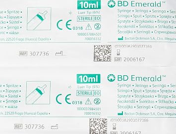 Plastic Syringe 10ml (5 Pack)