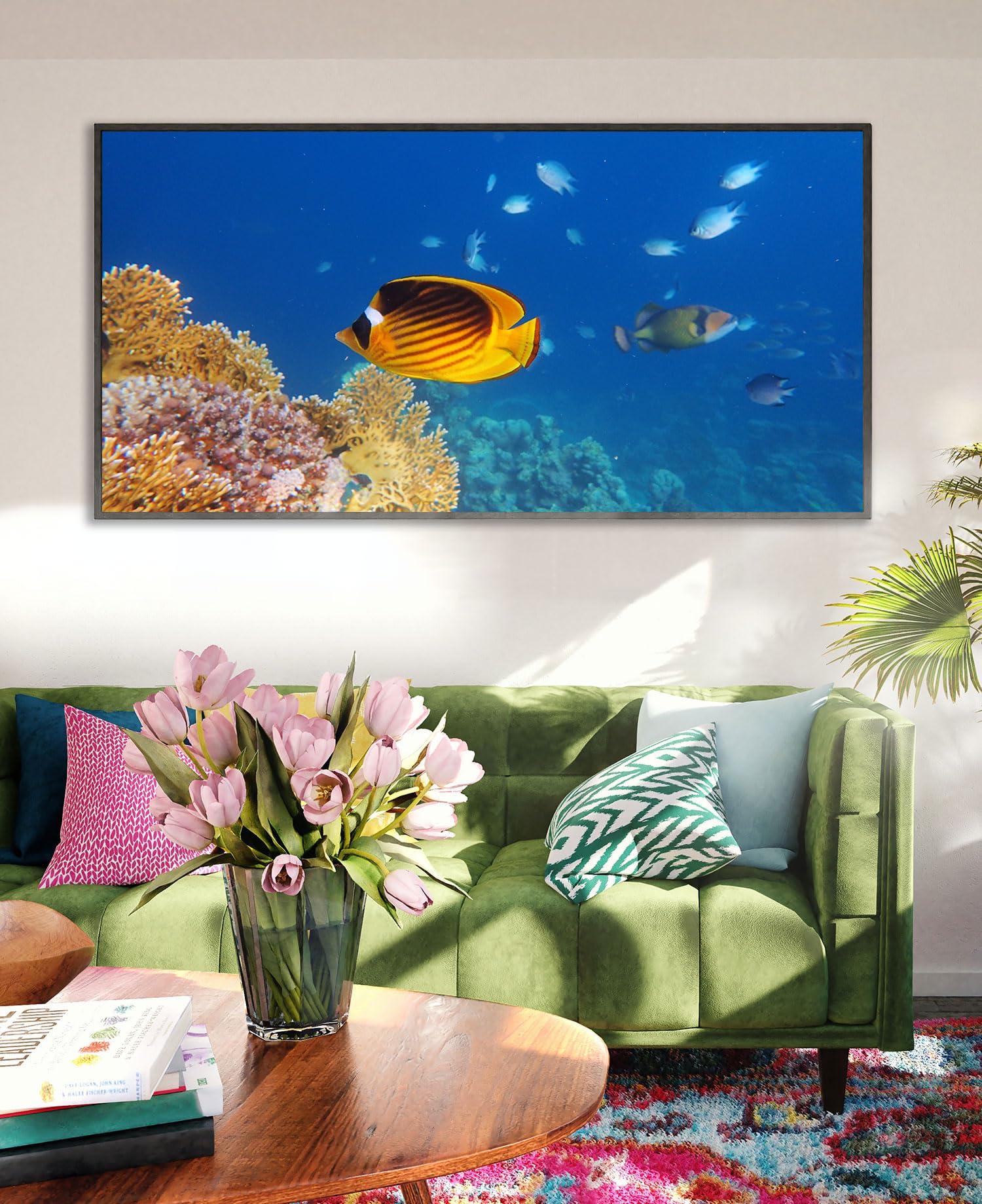 ZGmaxCL 5D Diamond Painting Kit Cavalluccio Marino 90x50cm | Quadro Fai Da Te Con Perline Rilucenti | Tela Adesiva Per Soggiorno E Camera Da Letto | Regalo Antistress - 6