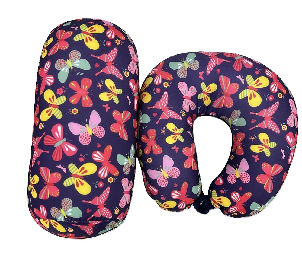 Micro Mini Microbead Roll Pillow Back Cushion Car Sofa Column Pillow