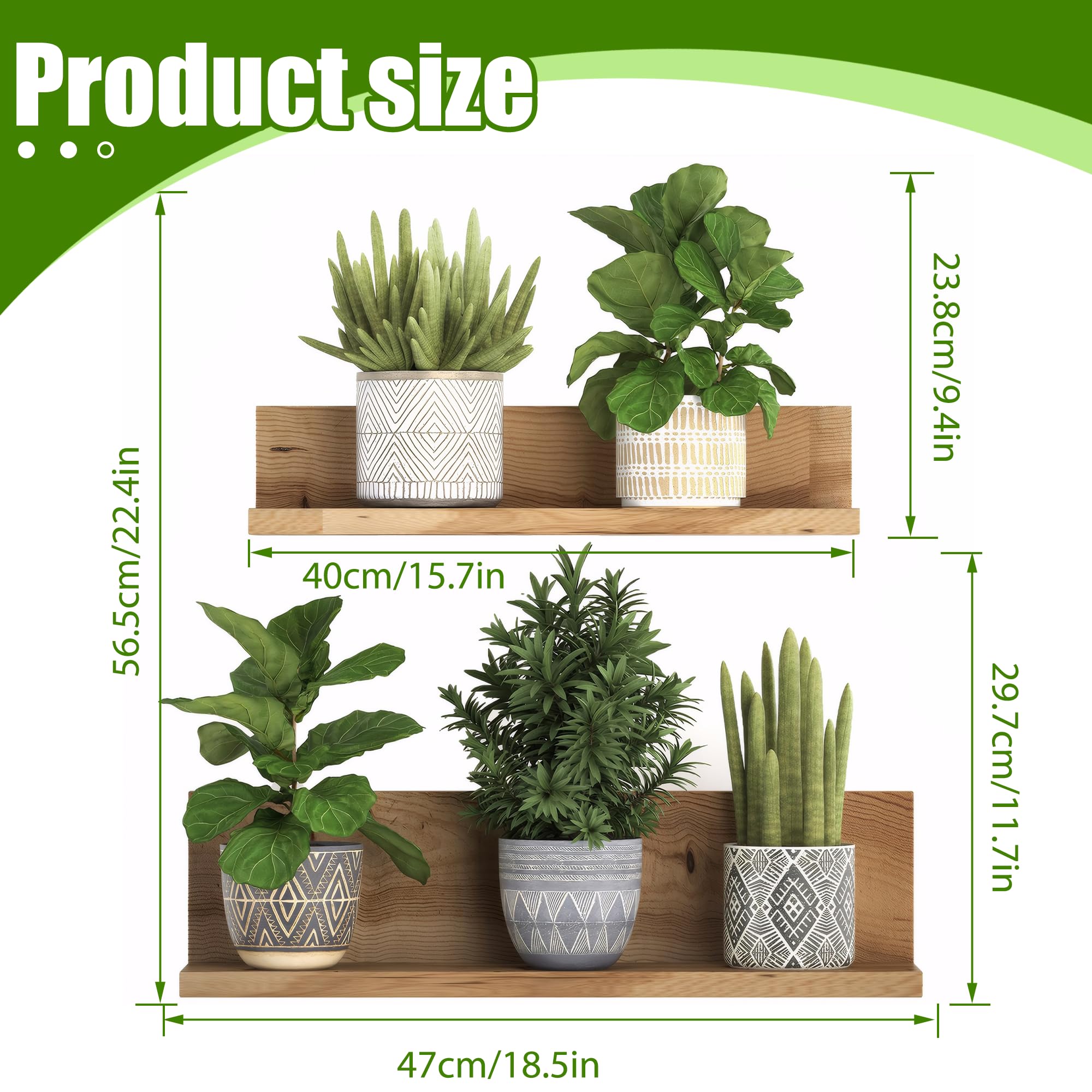 Autocollant Mural Plante Verte Sticker Tropicale Sticker Mural Autocollant Amovible Bricolage - Stickers