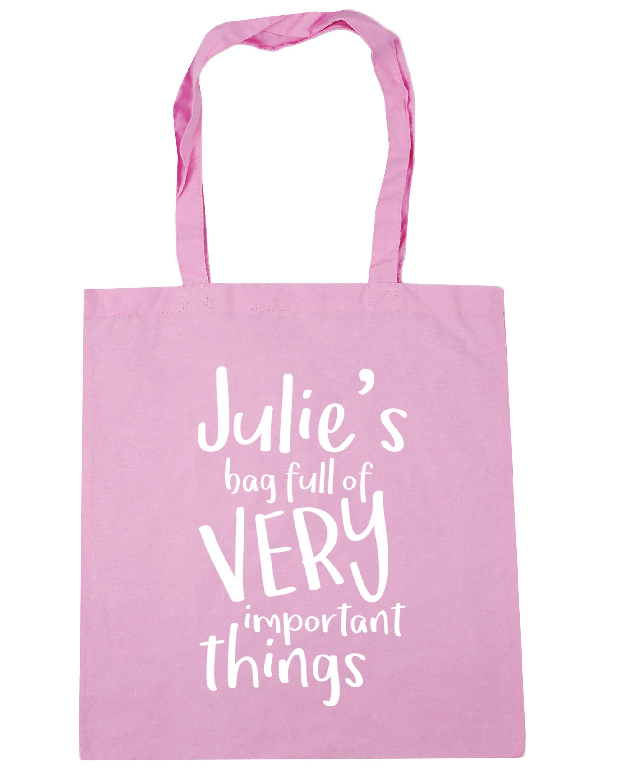 Hippowarehouse PERSONALISED (Insert Custom Name Here) Bag Full of Very Important Things Tote Shopping Gym Beach Bag 42cm x38cm, 10 litres
