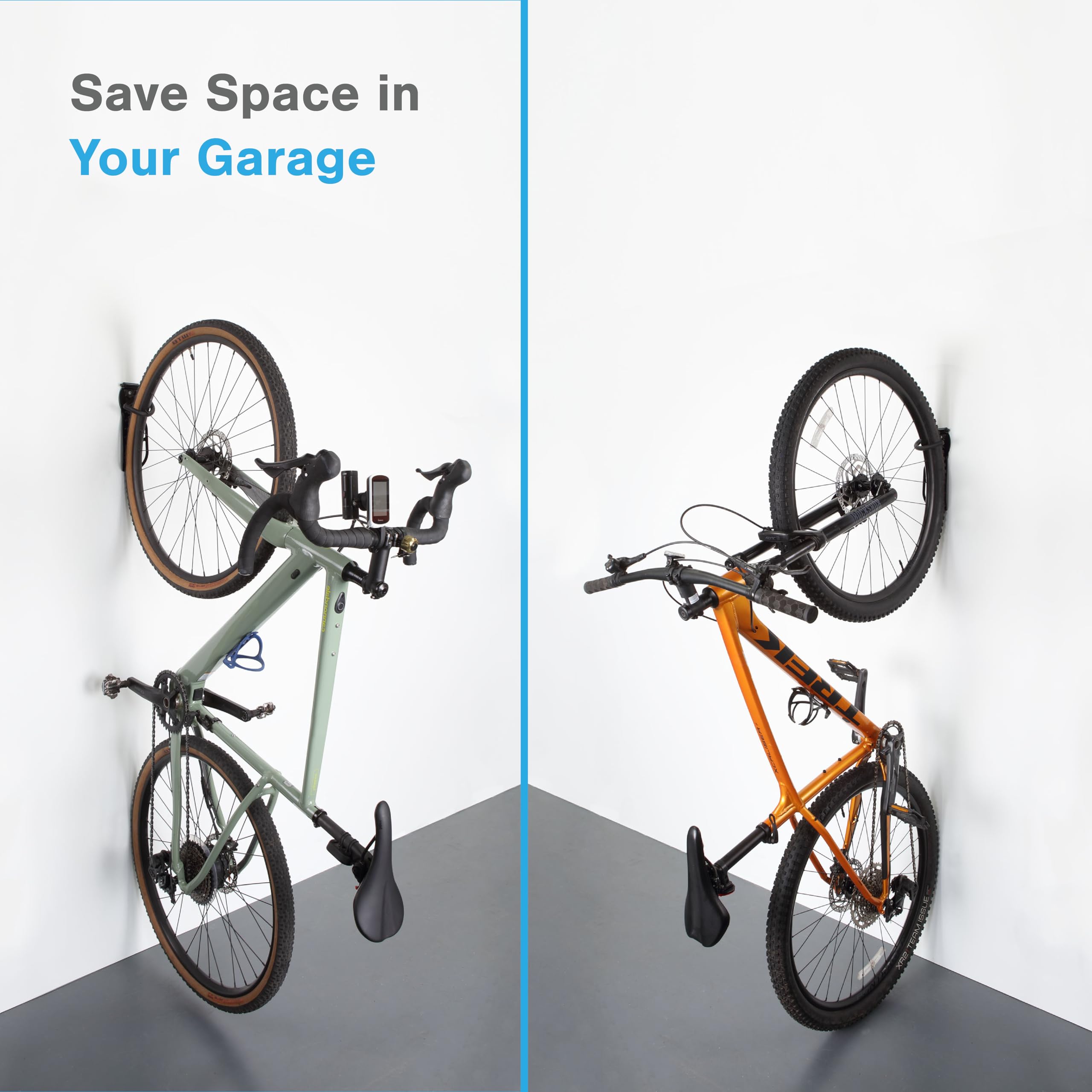 M Part Wall Mounted Vertical Bike Hanger | Bike Storage