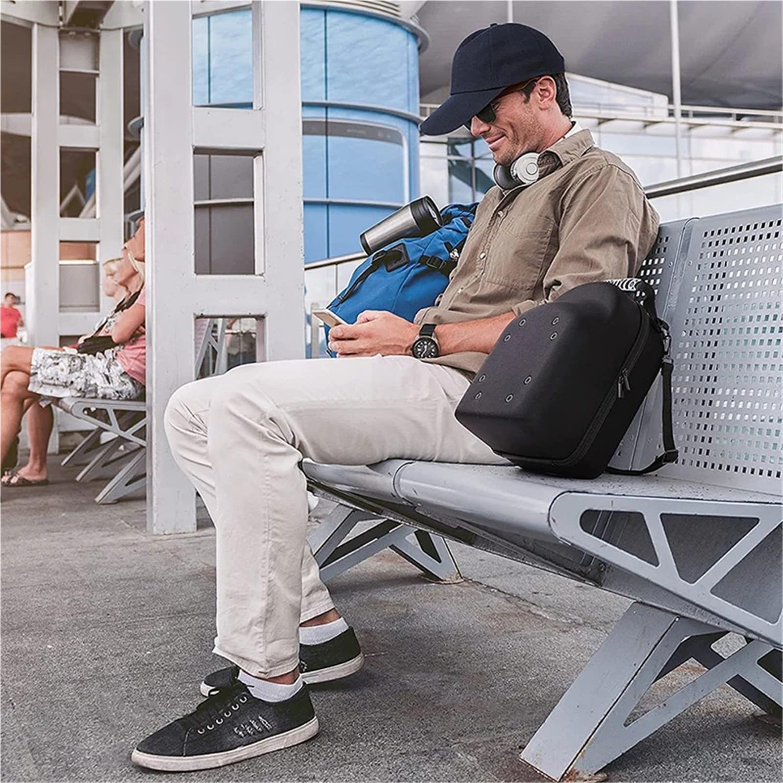 Custodia Rigida Per Berretto Borsa da viaggio for cappello baseball | Custodia da viaggio for berretto da baseball Borsa da esposizione for scatola da trasporto Borsa