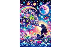 wmpikd 5D Diamond Painting - Hippie Charm for Artful Souls