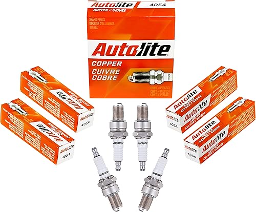 Autolite Bujía de repuesto automotriz 4054 de cobre sin resistencia (1 paquete)
