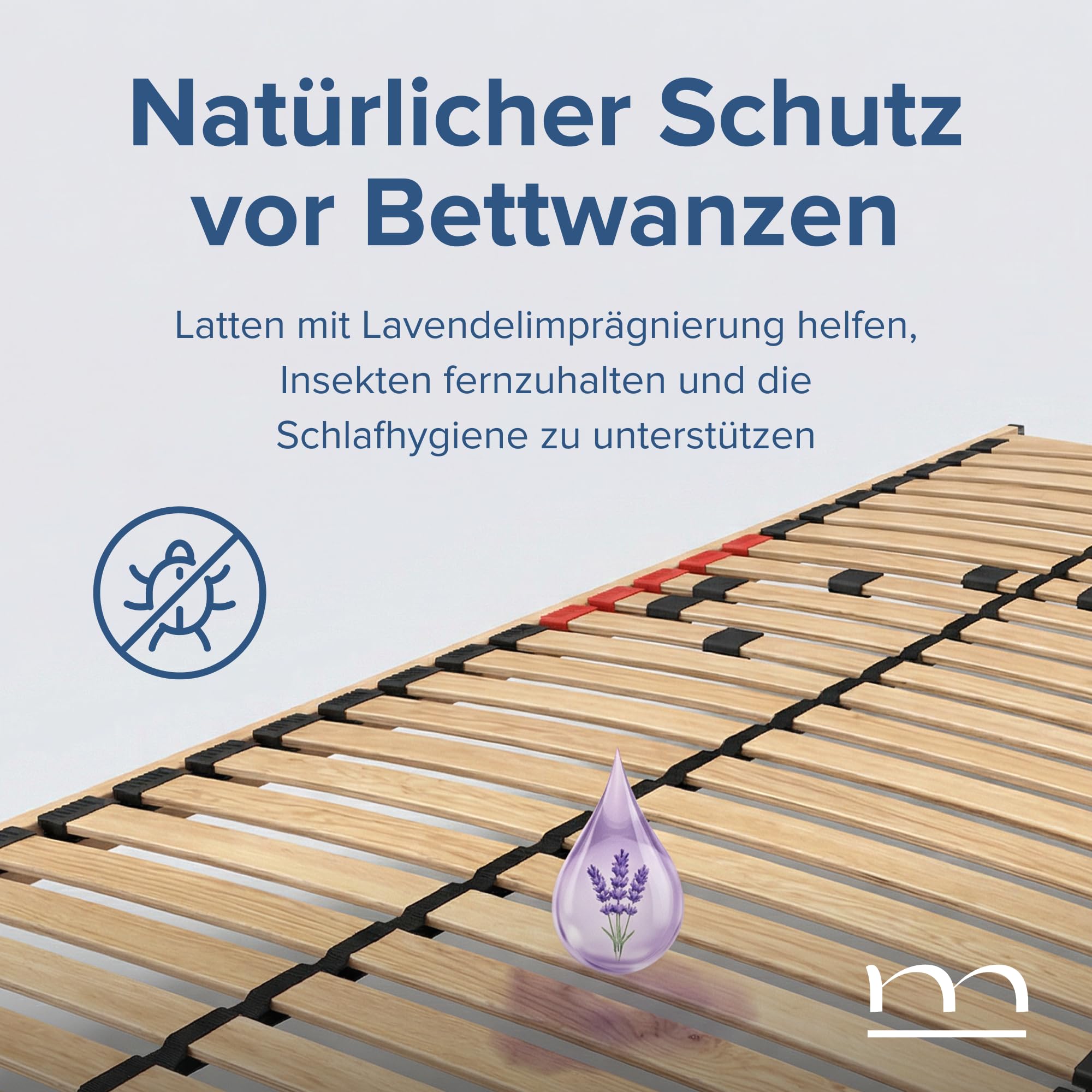 Lattenrost 90x200 cm Verstellbar mit Bettkasten-Zugang | 28 Federholzleisten | 3 Zonen | Kopfteil Verstellbar | Aufklappbar | Lattenrahmen 90x200 cm | Bettrost Birkenholz Buchenholzrahmen