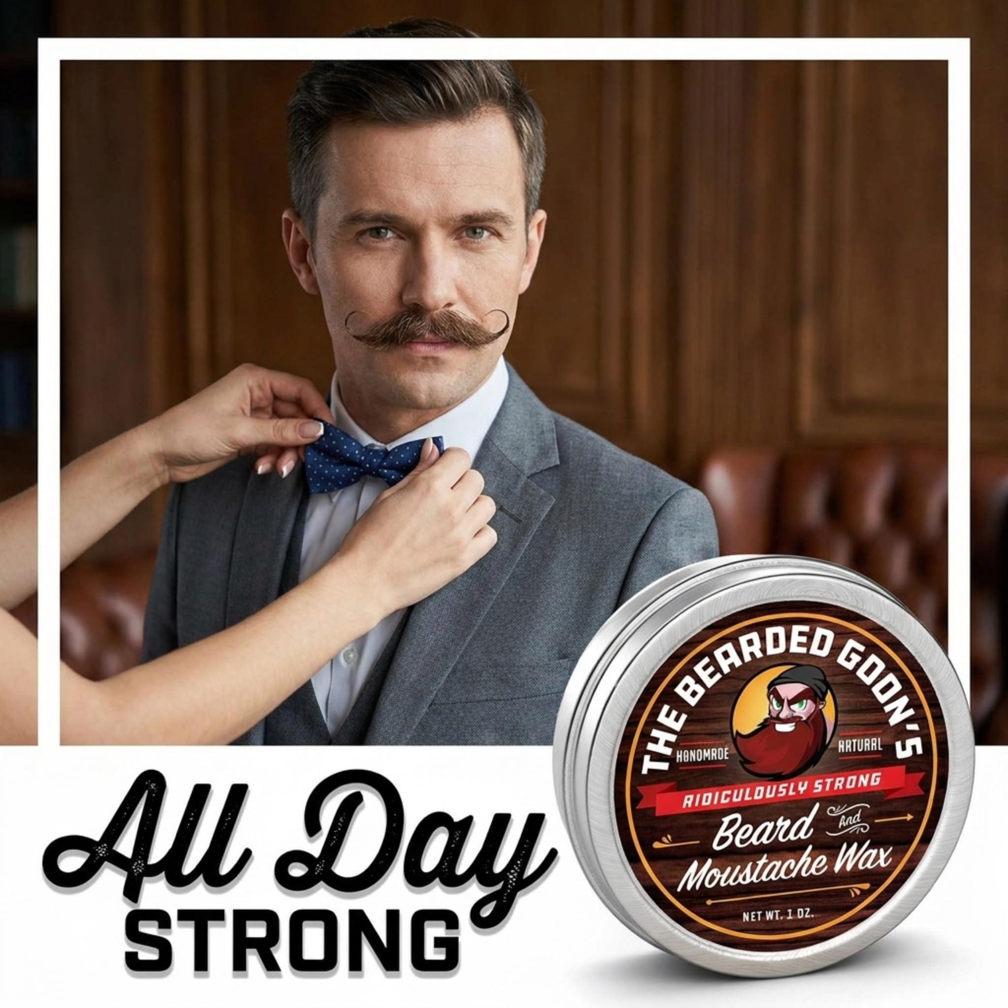 's Ridiculously Strong Beard and Mustache Wax, 30 ml
