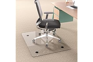 Amazon Basics Chair Mat for Carpet - 46 x 36 Inch Heavy-Duty...